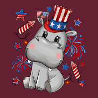 Fourth Of July Hippopotamus Classic Tee | Teevron