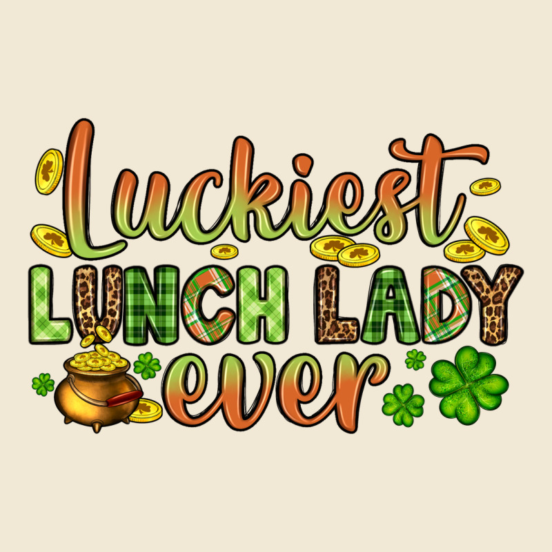 St. Patrick's Luckiest Lunch Lady Ever Ladies Tee by OliviaCreatesArt | Teevron