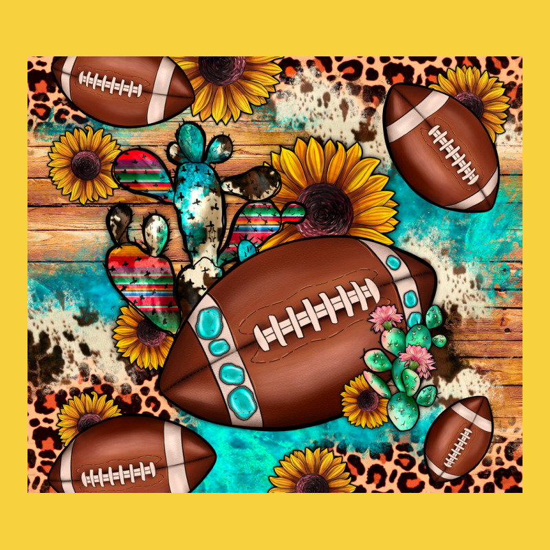 Football Cactus Sunflower Premium Sweatshirt by JahusDesignShop | Teevron