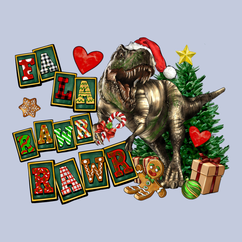 Fa La La Trex Christmas Long Sleeve Tee by FaDigitalArtStudio | Teevron