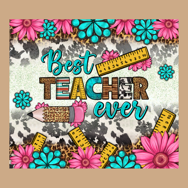 Best Teacher Ever Tumbler Vintage Hoodie by BundleAndBundleShop | Teevron