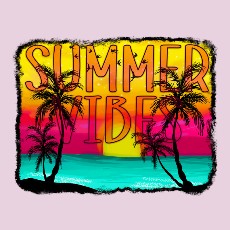 Summer Vibes Ladies Tee by CowCowDesign | Teevron
