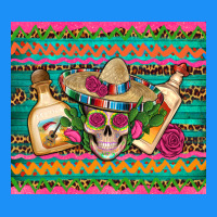 Mexican Tequila Skull Roses Cactus Sombrero Classic Tee | Teevron