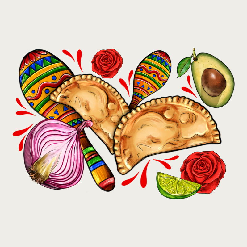 Empanadas Roses Onion Lime And Avocado Zipper Hoodie by AdoDesignShop | Teevron