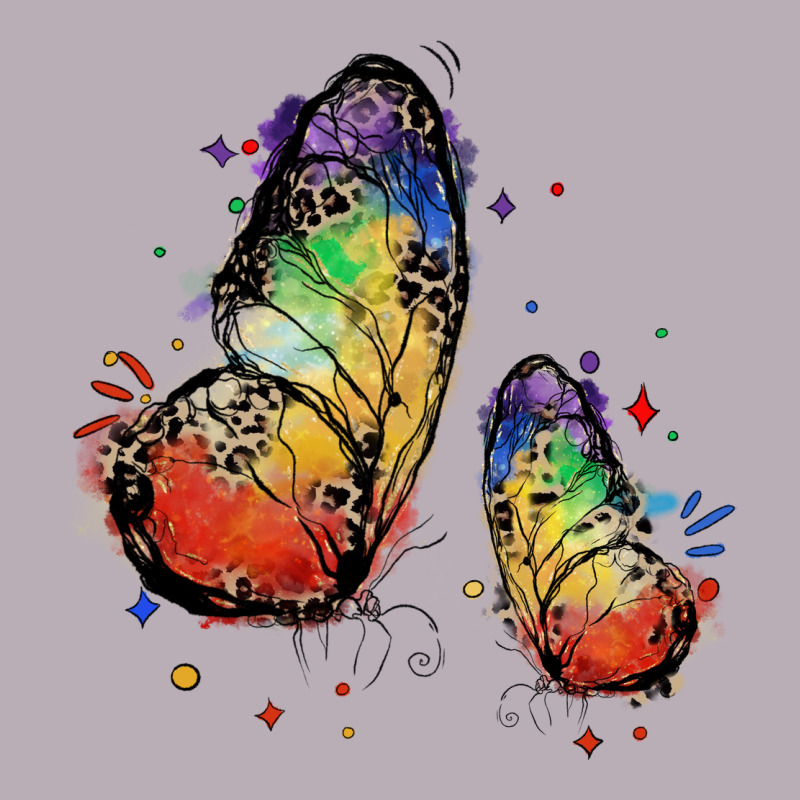 Rainbow Butterfly Pride Vintage Tee by FaDigitalArtStudio | Teevron