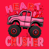 Heart Crusher Pink Monster Truck Valentine's Day Classic Tee | Teevron