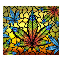 stained glass weed | Teevron
