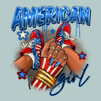 Afro American Girl Sneakers Heavy Core Tee | Teevron