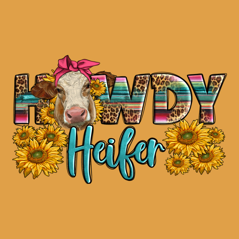 Western Howdy Heifer With Charolais Cow Premium Hoodie by LillyAllenDesigns | Teevron