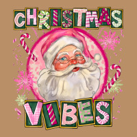 Pink Christmas Vibes Santa Vintage Hoodie | Teevron