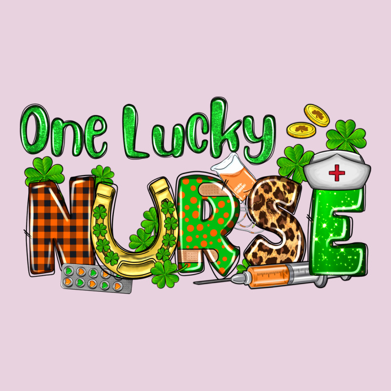 St. Patrick's One Lucky Nurse Ladies Tee by OliviaCreatesArt | Teevron