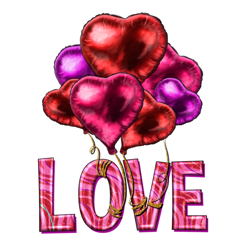 Love Heart Balloons Valentine's Day Premium Tee by HowdyJamesFarm | Teevron