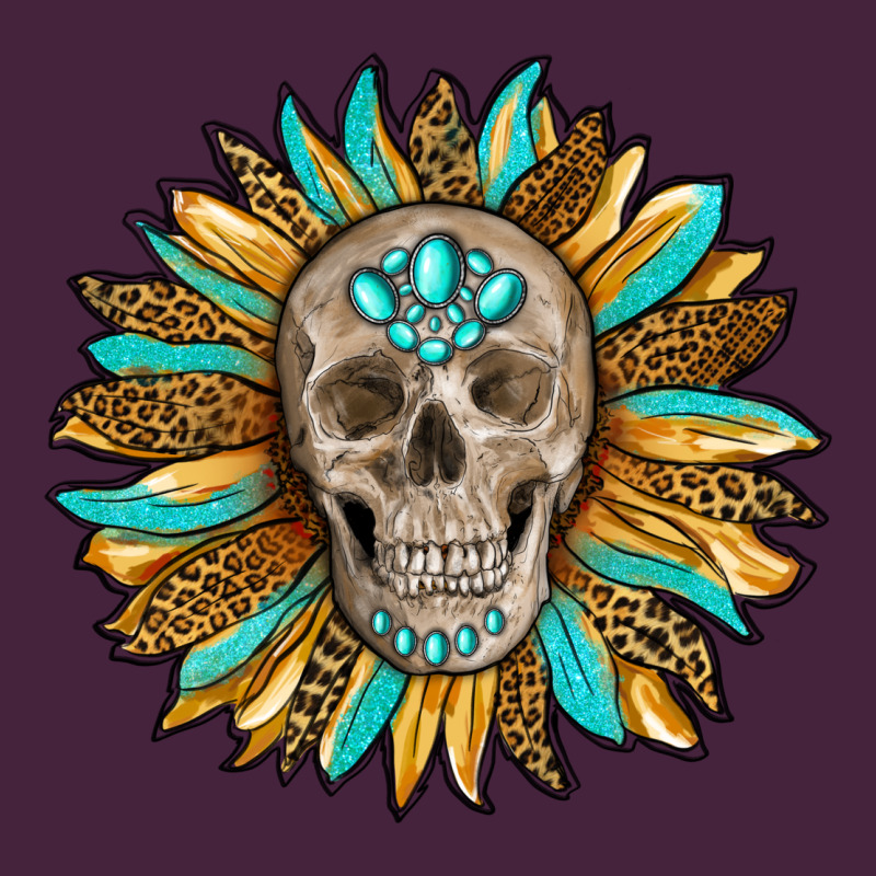 Sunflower With Skull Premium Tee by RanaPortraitStore | Teevron
