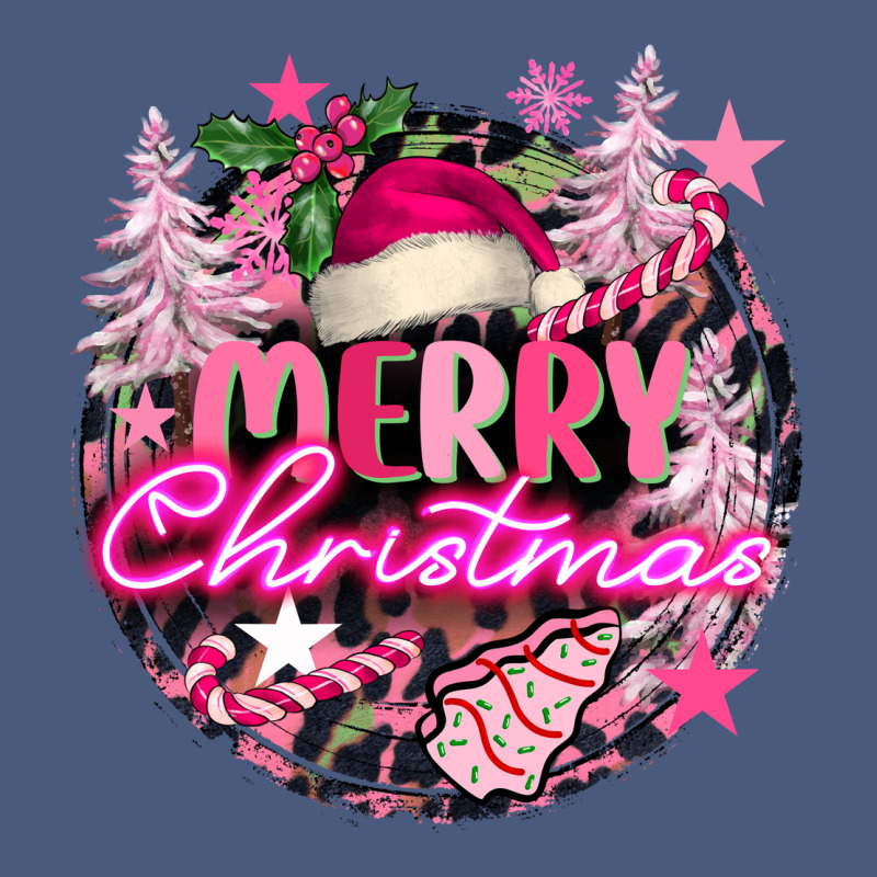 Pink Merry Christmas Vintage Hoodie by FaDigitalArtStudio | Teevron