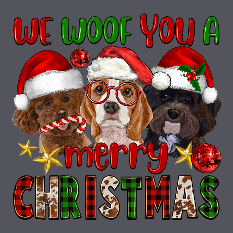 We Woof You A Merry Christmas Vintage Hoodie by FaDigitalArtStudio | Teevron