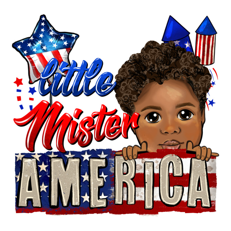 Little Mister America Black Boy Premium Tee by CowGirlArtShop | Teevron