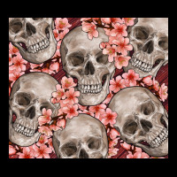 Skulls And Flowers Heavy Core Tee | Teevron