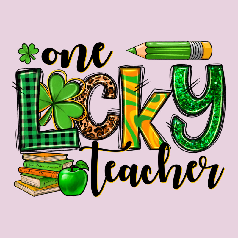 St. Patrick's One Lucky Teacher Ladies Tee by OliviaCreatesArt | Teevron