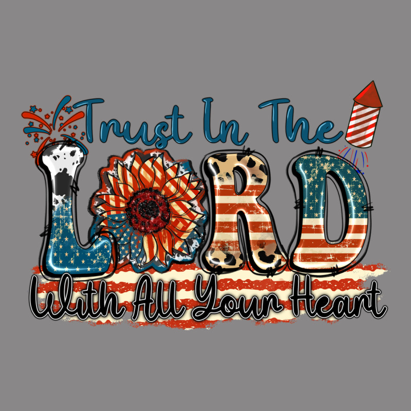 Trust In The Lord With All Your Heart Vintage Tee by FaDigitalArtStudio | Teevron