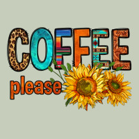 Coffee Please Western Doodle Letters Long Sleeve Tee | Teevron