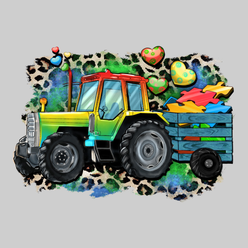 Autism Farm Tractor Premium Tee by CowGirlArtShop | Teevron