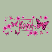 Hope Breast Cancer Butterfly Urban Heavy Tee | Teevron