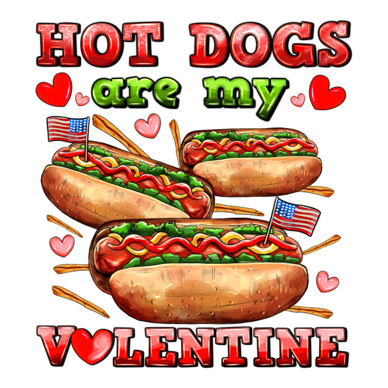 Hot Dogs Are My Valentine Zipper Hoodie by AdoDesignShop | Teevron