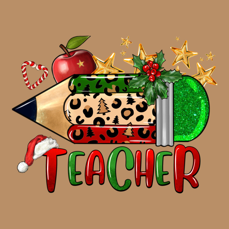 Christmas Teacher Pencil Vintage Hoodie by FaDigitalArtStudio | Teevron