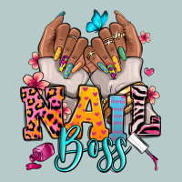 Afro Woman Nail Boss Heavy Core Tee | Teevron