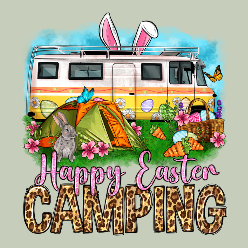 Happy Easter Camping Ladies Tee by OliviaCreatesArt | Teevron