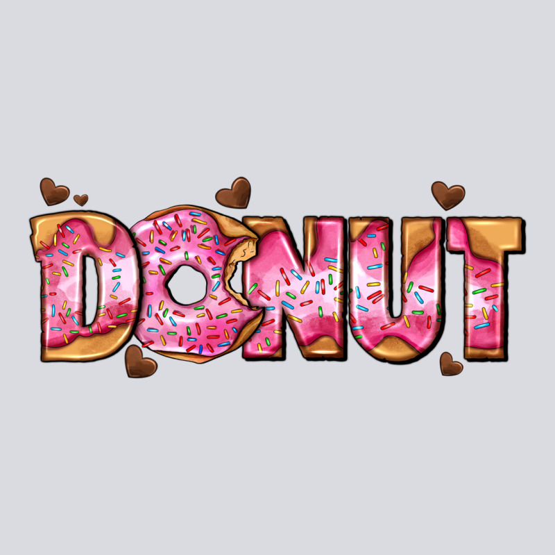 Donut With Donut And Hearts Zipper Hoodie by AdoDesignShop | Teevron