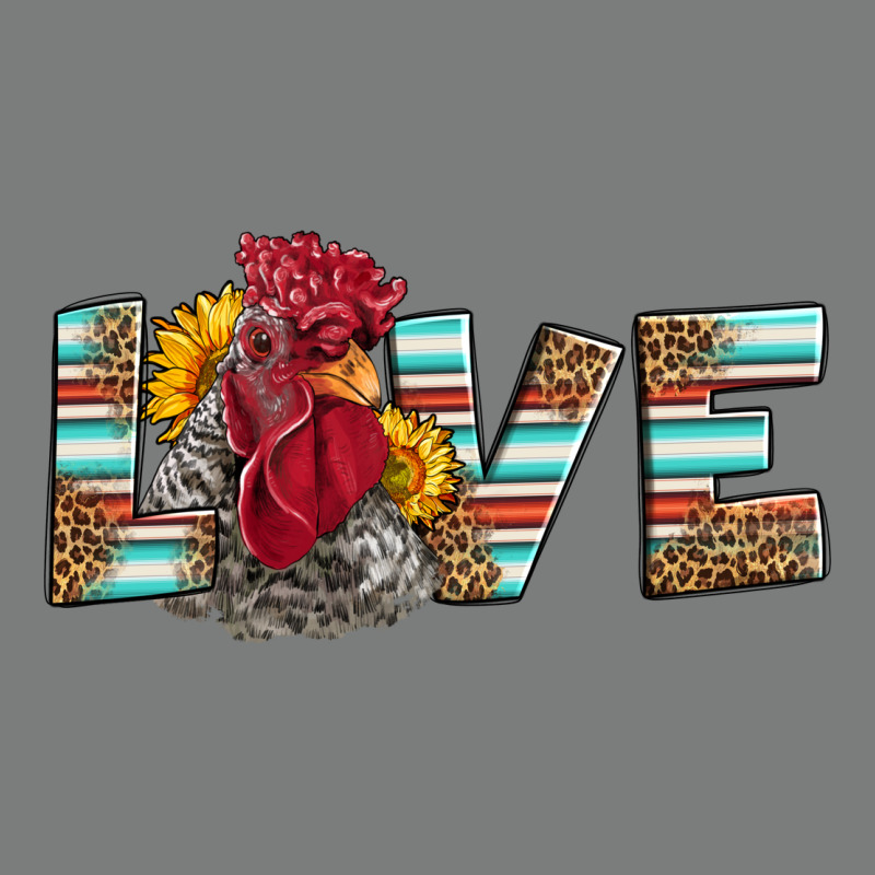 Love Rooster Head Premium Hoodie by LillyAllenDesigns | Teevron