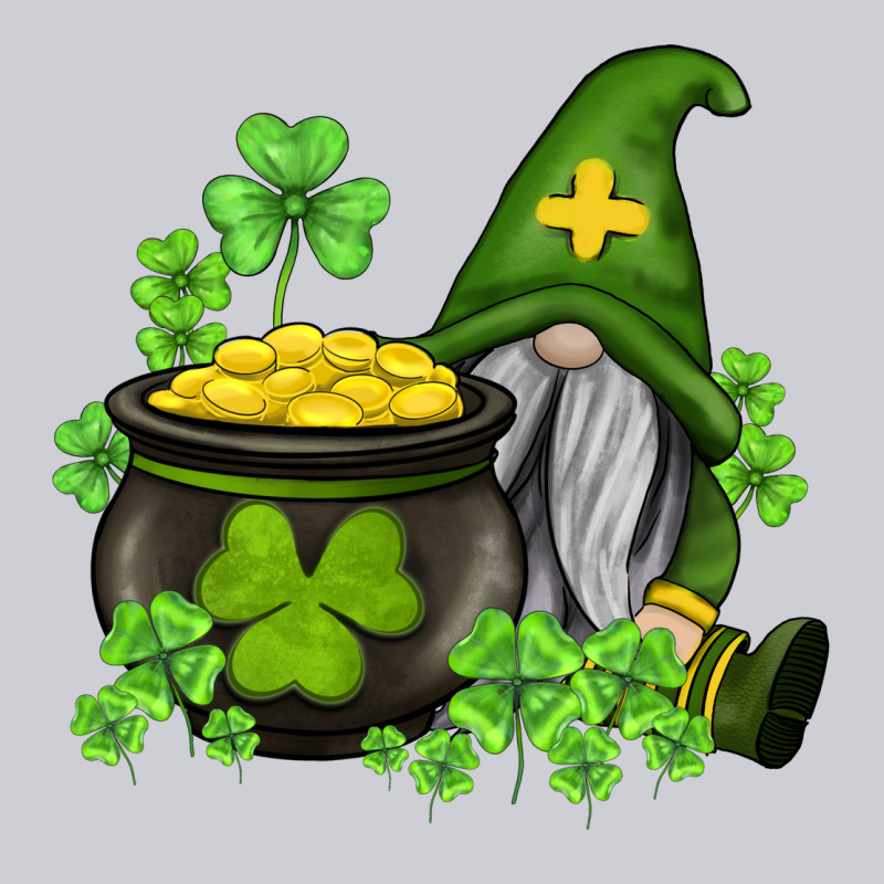 St Patricks Gnome And Pot Of Gold Heavyweight Sweatshirt by AdoDesignShop | Teevron