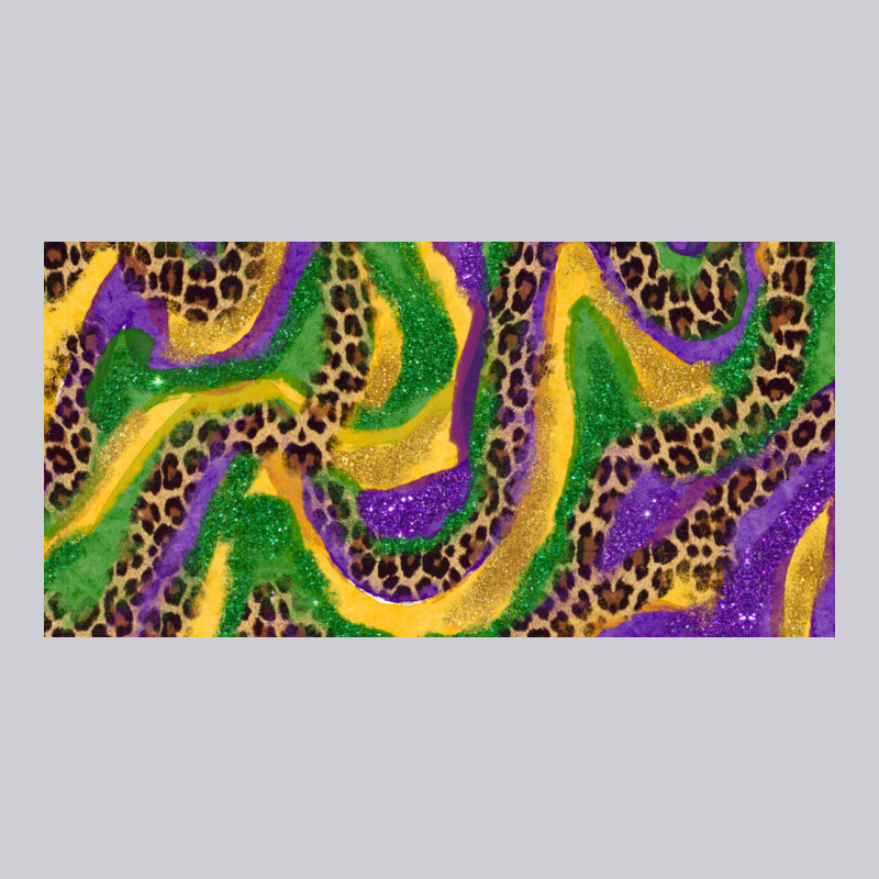 Mardi Gras Colors With Leopard Urban Hoodie by RanaPortraitStore | Teevron