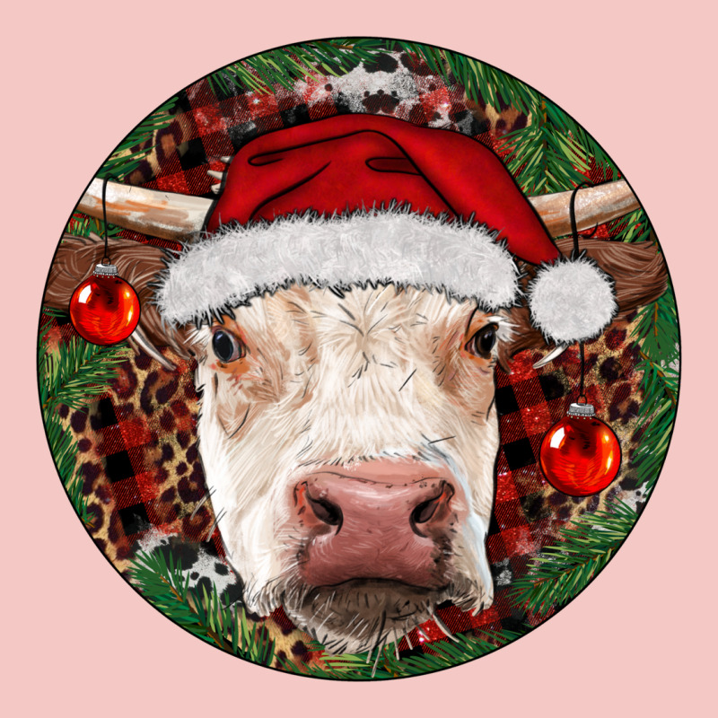 Hereford Cow Christmas Urban Heavy Tee by RanaPortraitStore | Teevron