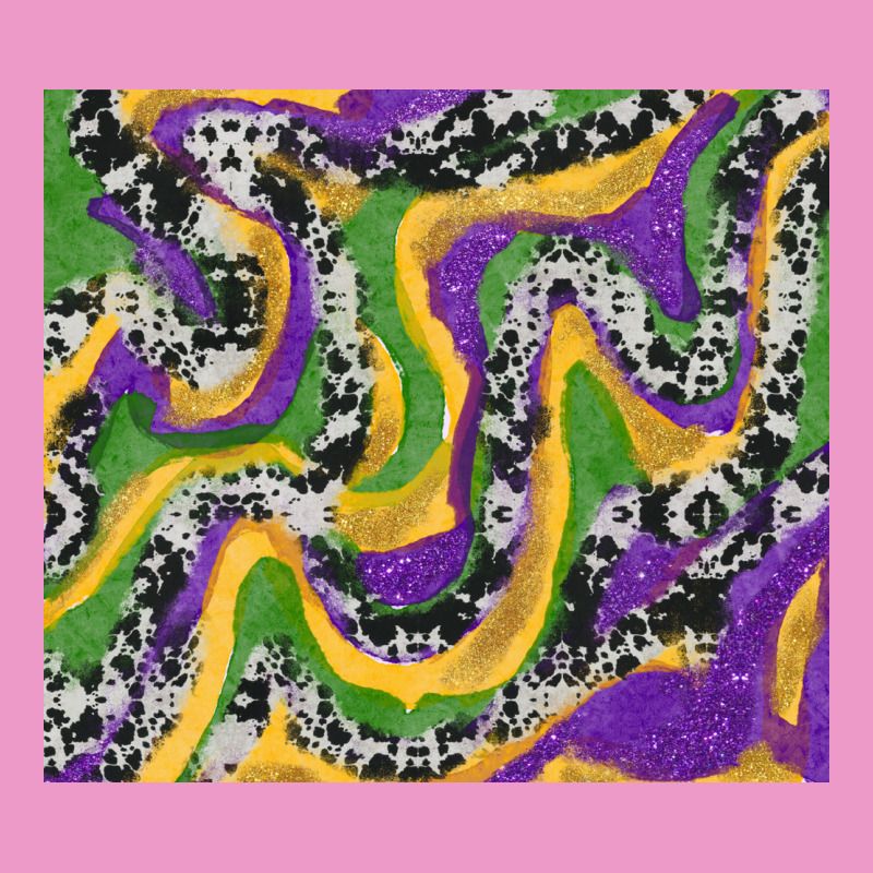 Mardi Gras Cowhide Urban Hoodie by RanaPortraitStore | Teevron