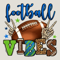 Football Vibes Green And Blue Heavy Core Tee | Teevron