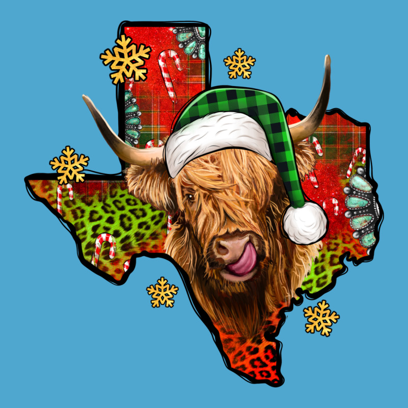 Christmas Texas Highland Cow Premium Hoodie by Jasminsmagicworld | Teevron