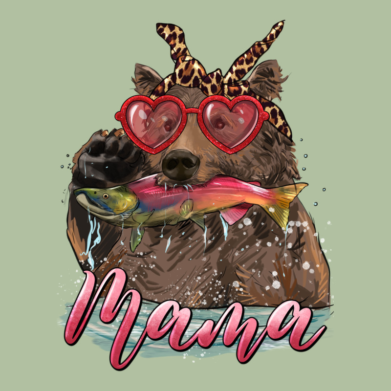 Mother's Day Glasses Leopard Bandana Mama Bear Hunting Fish Urban Hoodie by RanaPortraitStore | Teevron