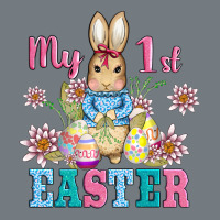 My First Easter With Baby Bunny And Eggs Heavyweight Sweatshirt | Teevron