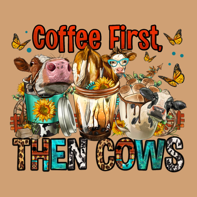 Coffee First Then Cows Vintage Tee by FaDigitalArtStudio | Teevron