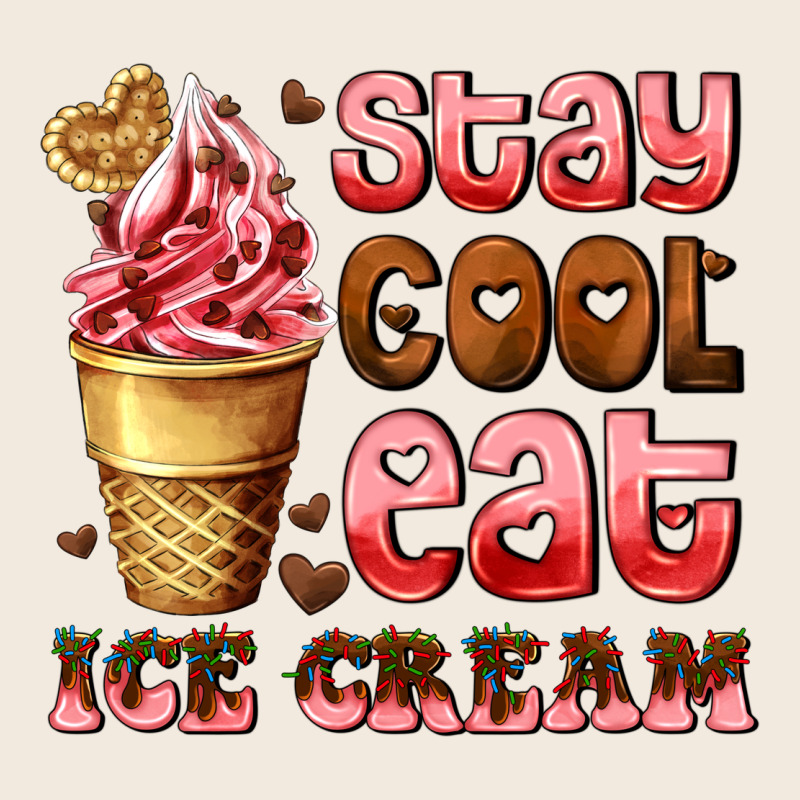 Stay Cool Eat Ice Cream Zipper Hoodie by AdoDesignShop | Teevron