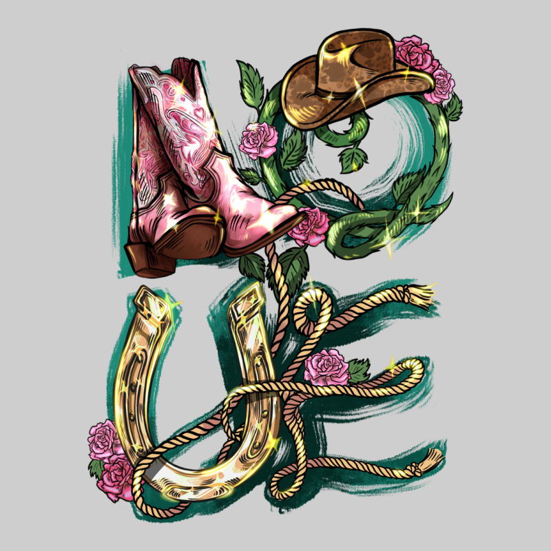 Love Boots Horseshoe Premium Tee by HowdyJamesFarm | Teevron