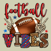 Football Vibes Red And Blue Heavy Core Tee | Teevron
