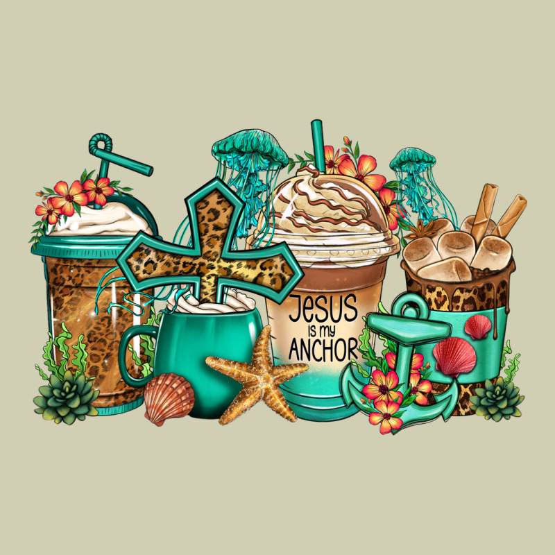Jesus Is My Anchor Coffee Cups Heavy Core Tee by Jasminsmagicworld | Teevron