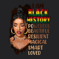 I Am Black History Black Girl Vintage Tee | Teevron