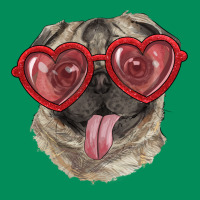 Pug With Love Glasses Urban Hoodie | Teevron