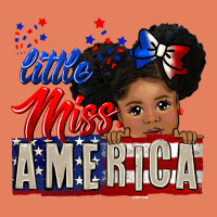 Little Miss America Black Girl Peekaboo Classic Tee | Teevron