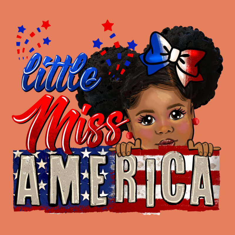 Little Miss America Black Girl Peekaboo Classic Tee by CowGirlArtShop | Teevron