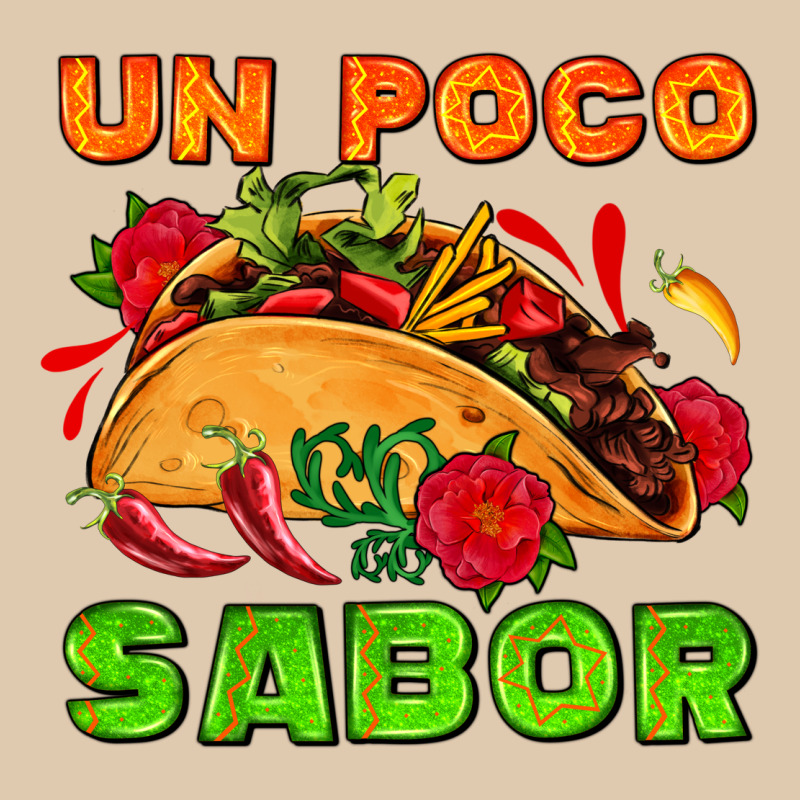 Un Poco Sabor With Taco And Pepper Heavyweight Sweatshirt by AdoDesignShop | Teevron